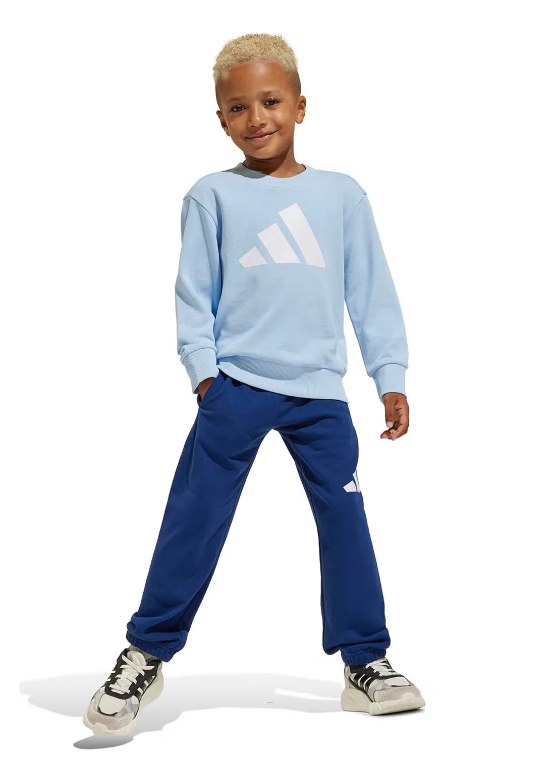 Комплект спортивный с логотипом Adidas, синий