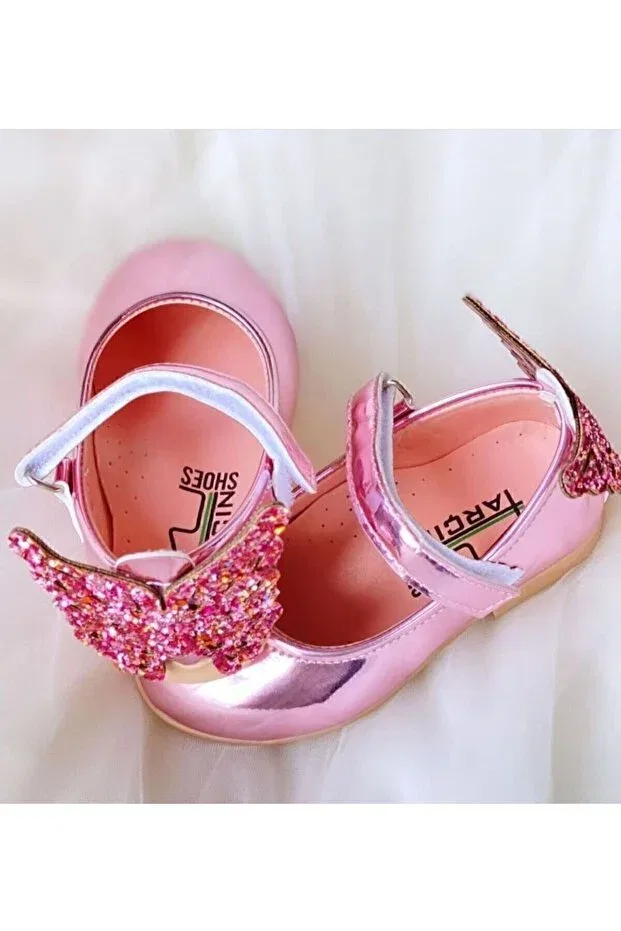 Детские балетки для девочек лакированные Patik Bebe, Pink — фото 2