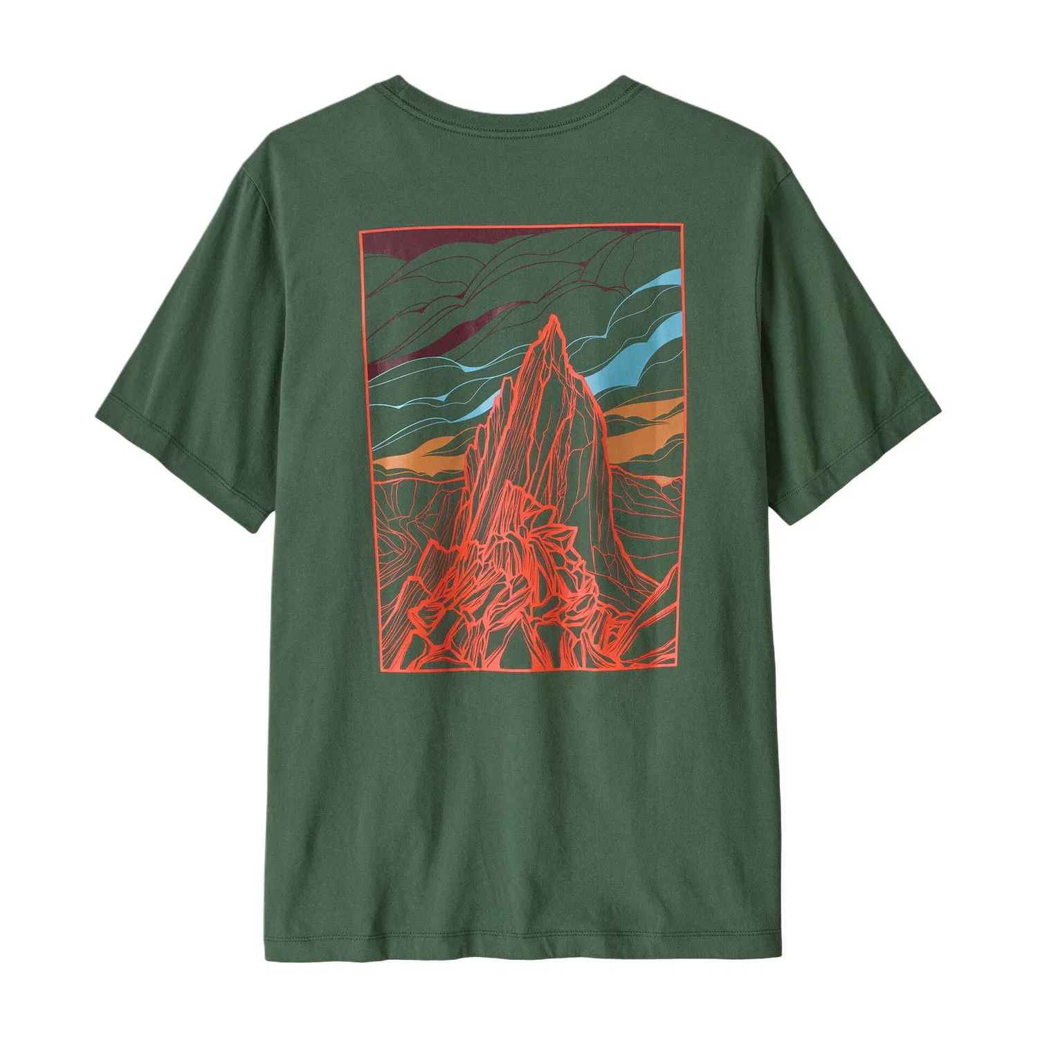 Мужская футболка с круглым вырезом прямого кроя Patagonia, Ink Black — фото 3
