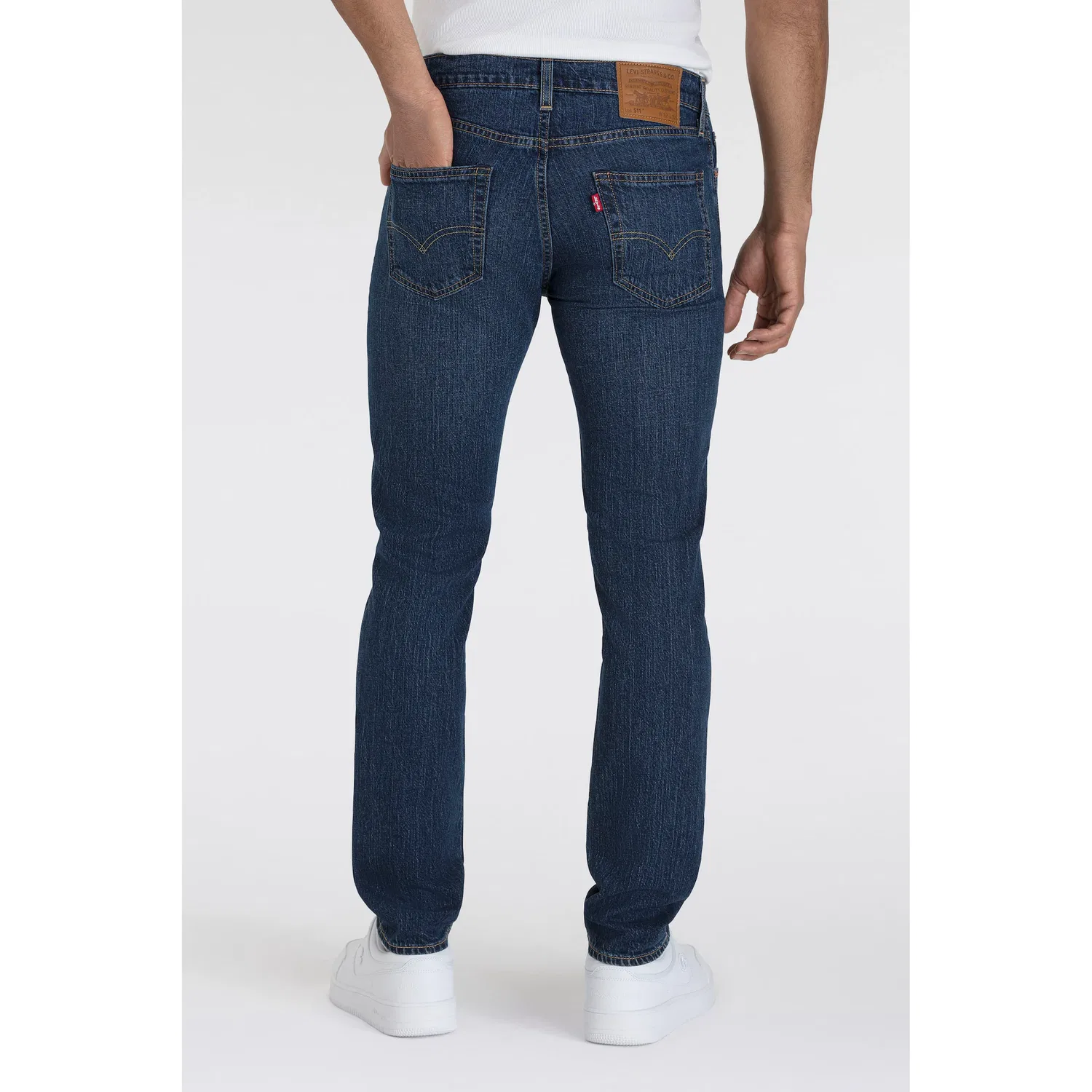 Мужские джинсы slim-fit с эластичным хлопком Levi's, Part The Sea Ltwt — фото 2