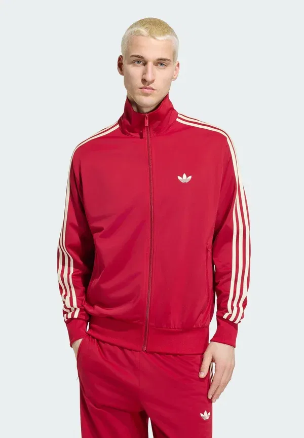 Куртка Firebird унисекс - летняя куртка Adidas Originals, красный/ванильный