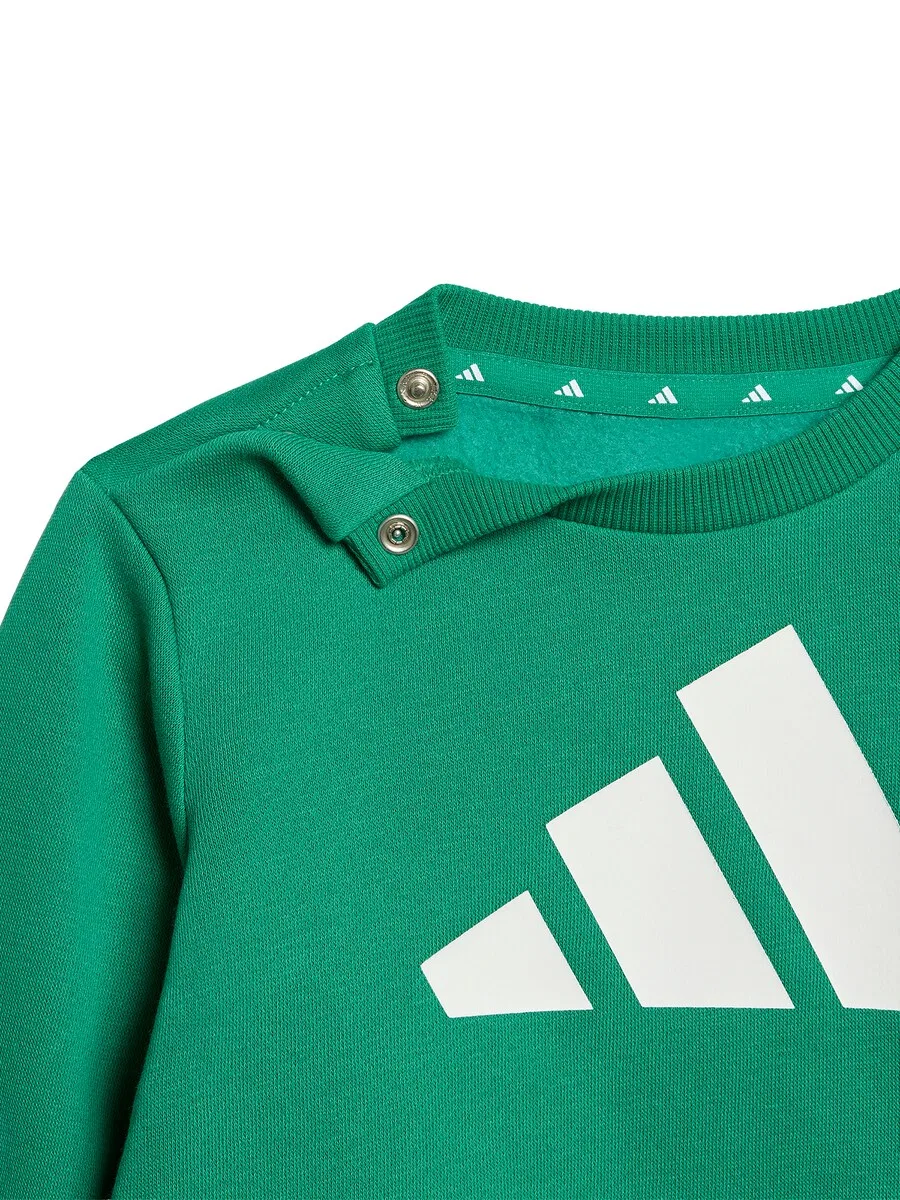 Спортивный костюм ADIDAS SPORTSWEAR 'Essentials' в изумрудном и травянисто-зеленом цветах — фото 2