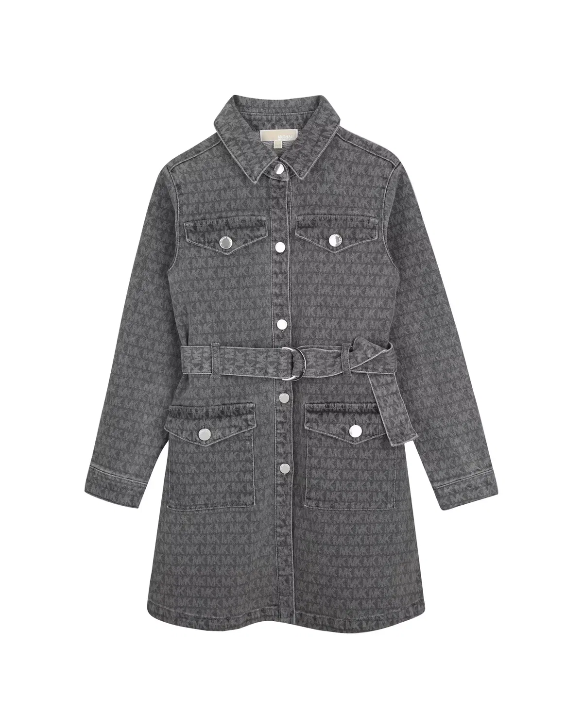 Детское платье для девочек с длинным рукавом Michael Kors, Negro