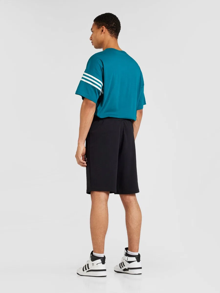 Шорты ADIDAS ORIGINALS Regular Pants 'Essentials Trefoil' черного цвета — фото 4