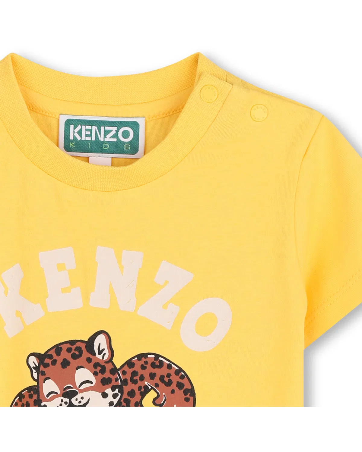 Детская футболка с коротким рукавом, Grande, Kenzo Kids, желтый — фото 2
