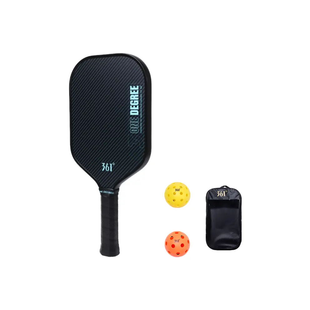 

Пиклбол-ракетка Fiberglass Unisex 361°, черный
