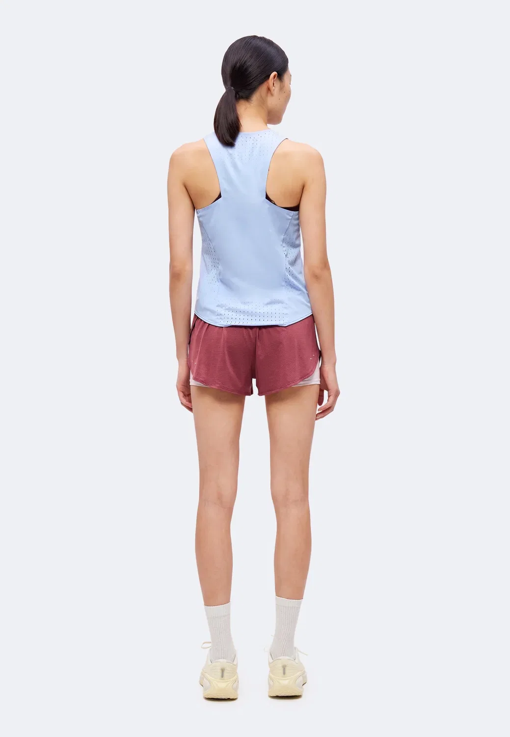 Flow - шорты 2-в-1 Nike Performance, Pink Smoke/Bleached Lilac — фото 3