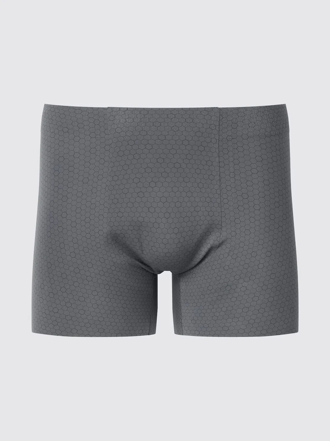 Боксеры Airism Uniqlo, бесшовные с закрытым перед, серый