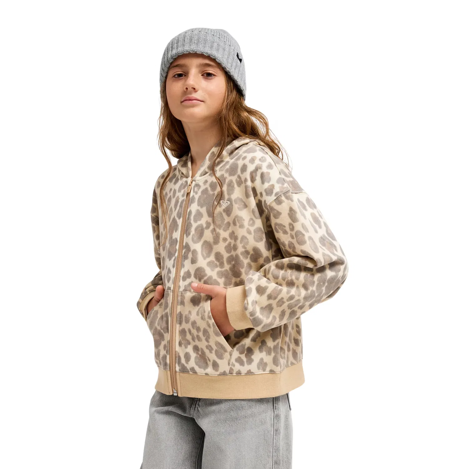 Детская худи Roxy, Beige — фото 3