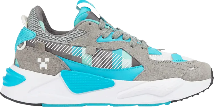 

Кроссовки Puma Minecraft x RS-Z Jr Diamond Block, серый