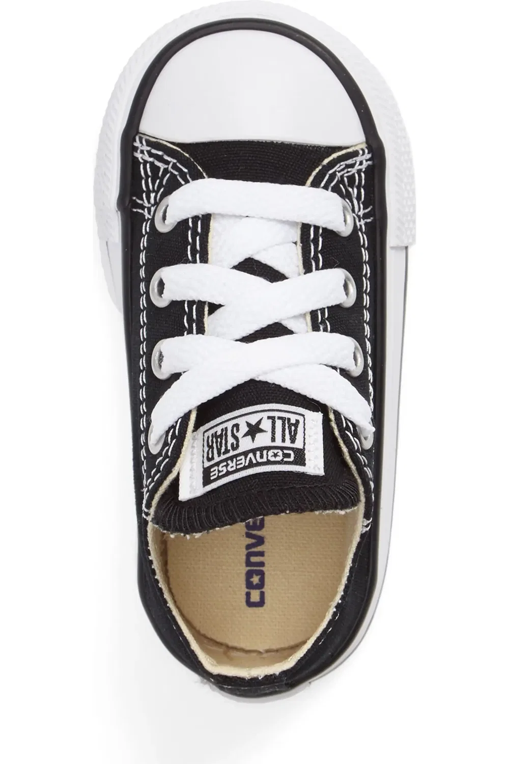 Кроссовки детские низкие Chuck Taylor Converse, черный — фото 3