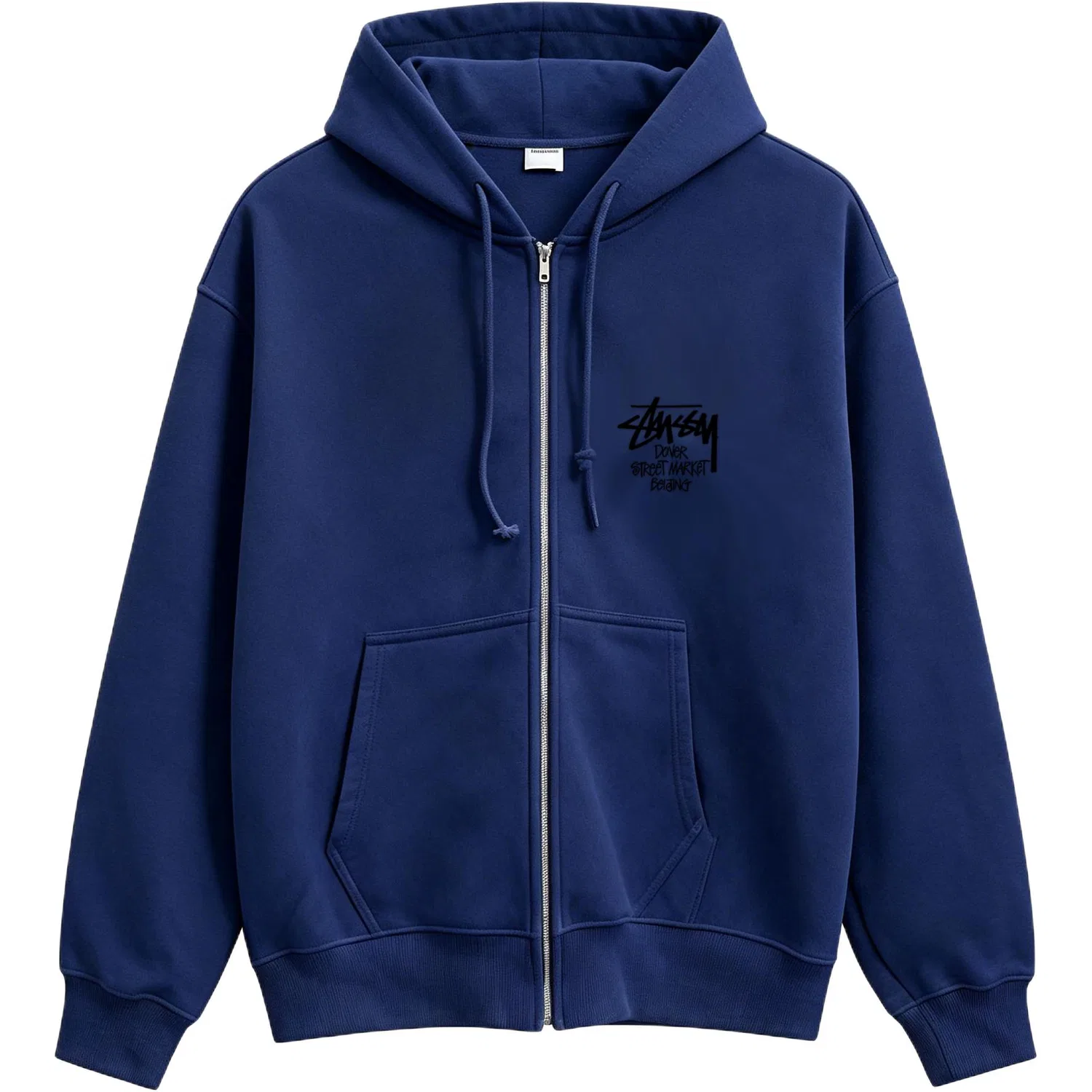 Детское худи с капюшоном Stussy, Marine Blue