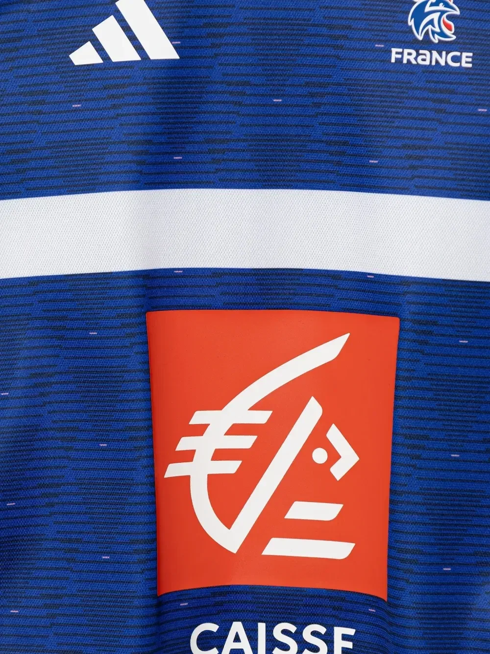Футболка France Handball Jersey 25/26 Adidas Kids, синий — фото 3