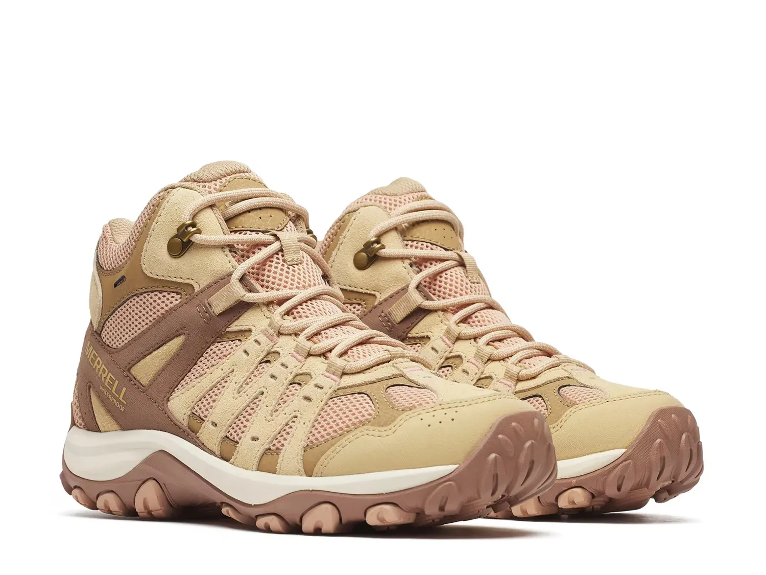 Ботинки женские Merrell Accentor 3 водонепроницаемые для хайкинга, бежевый — фото 3