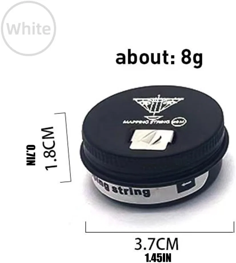 Нить для разметки бровей Ink Cotton Thread 20 м, белый — фото 3