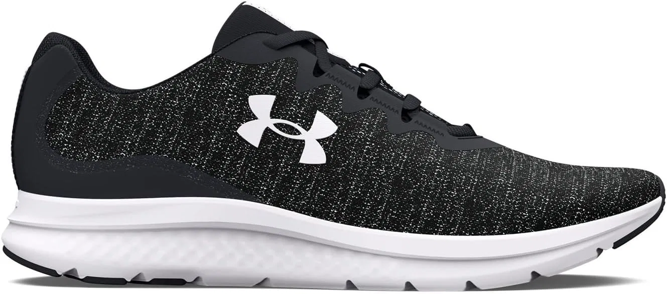 Мужские беговые кроссовки Under Armour UA Charged Impulse 3 Knit, Black — фото 2