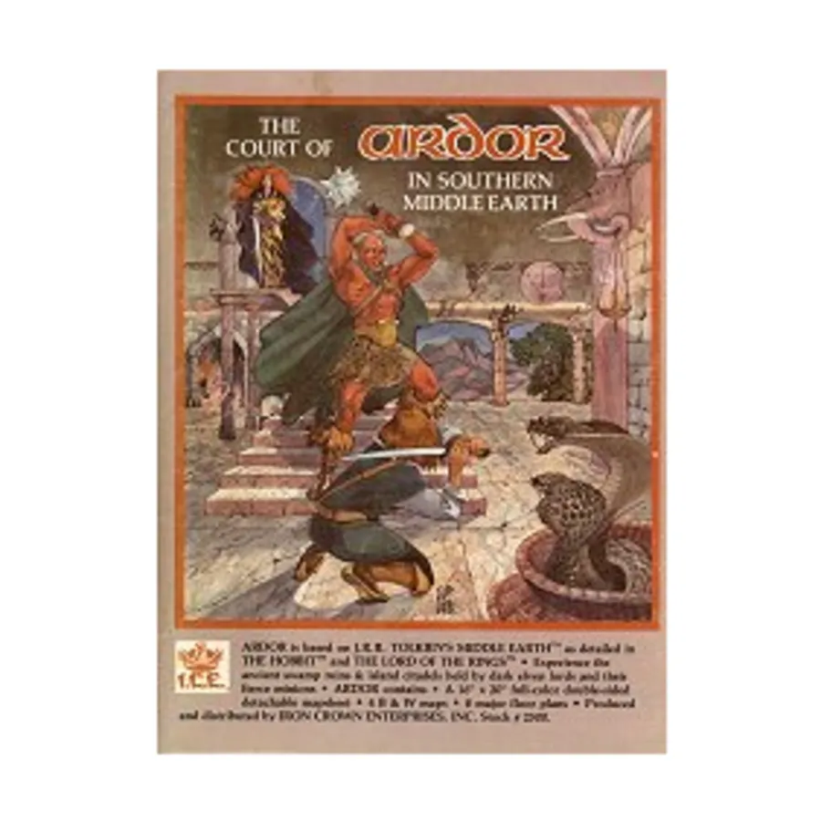 

Court of Ardor In Southern Middle Earth, Middle-Earth Role Playing (MERP) (1st Edition) - Campaign Books, мягкая обложка