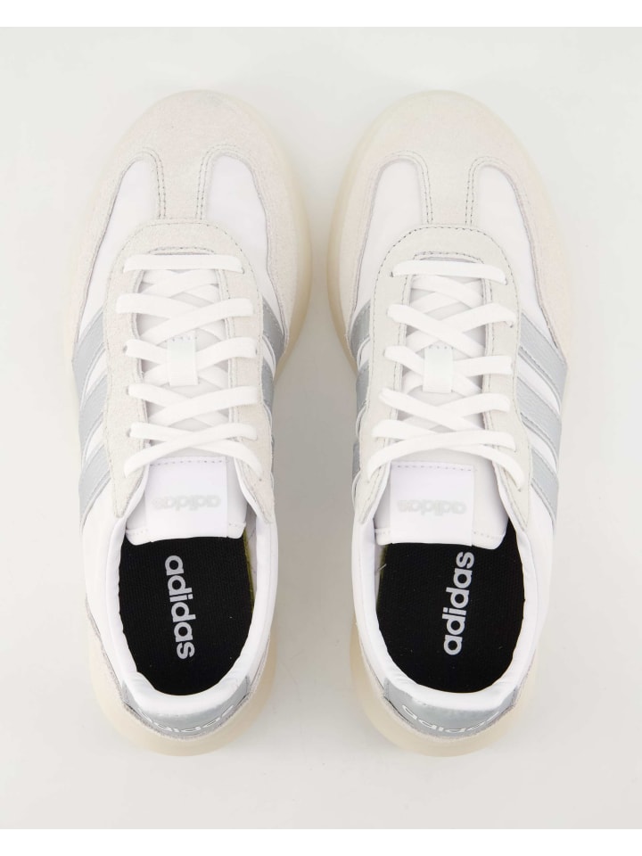 Кроссовки на шнуровке adidas, белый — фото 4