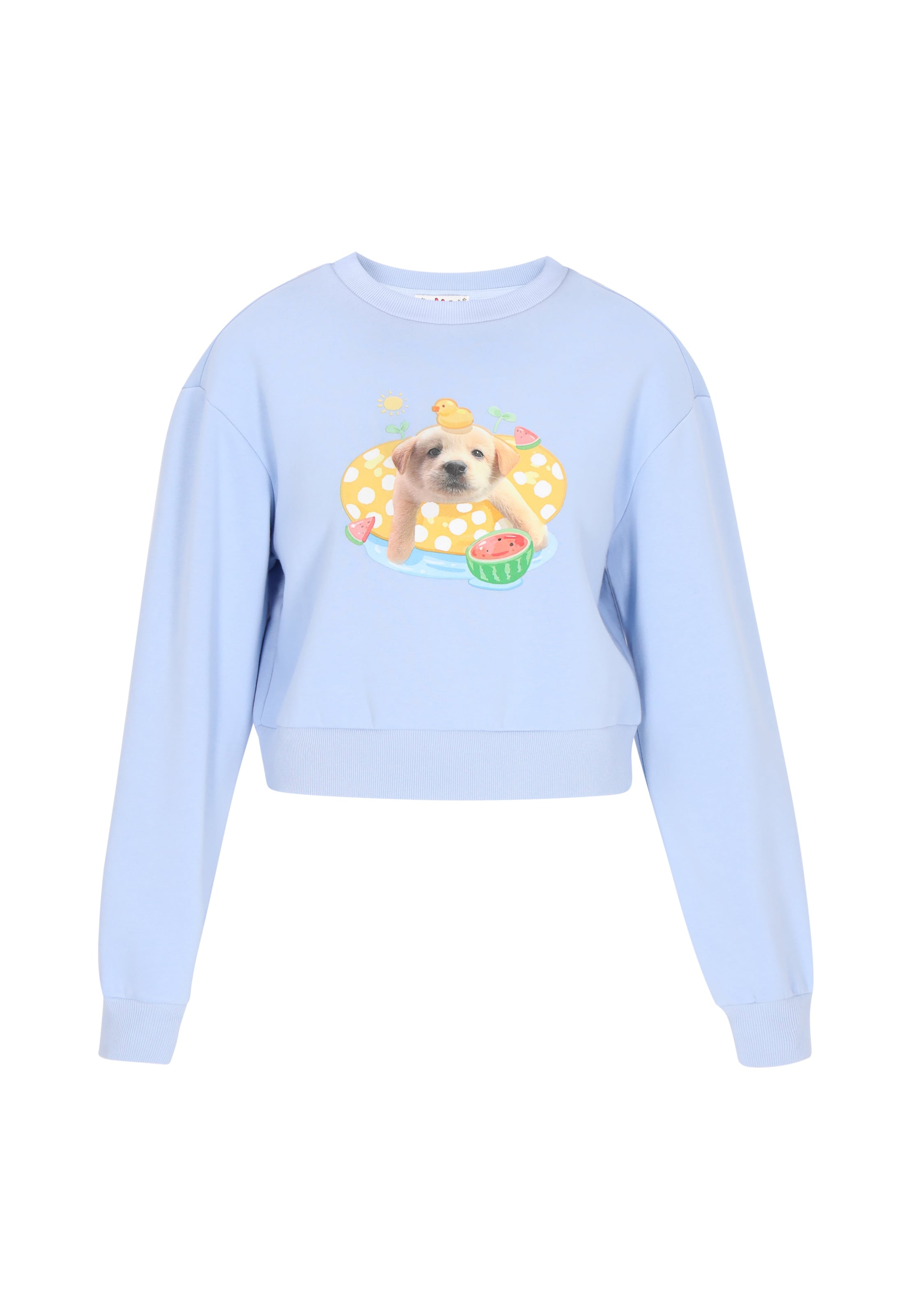 

MYMO Свитшот 'Pop' в светло-голубом цвете, Синий, MYMO Свитшот 'Pop' в светло-голубом цвете