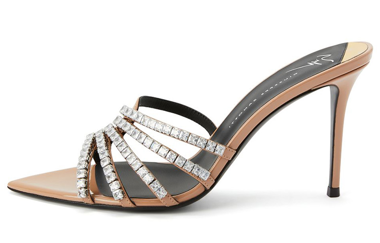 Женские сандалии Intriigo Baguette Giuseppe Zanotti, Nude