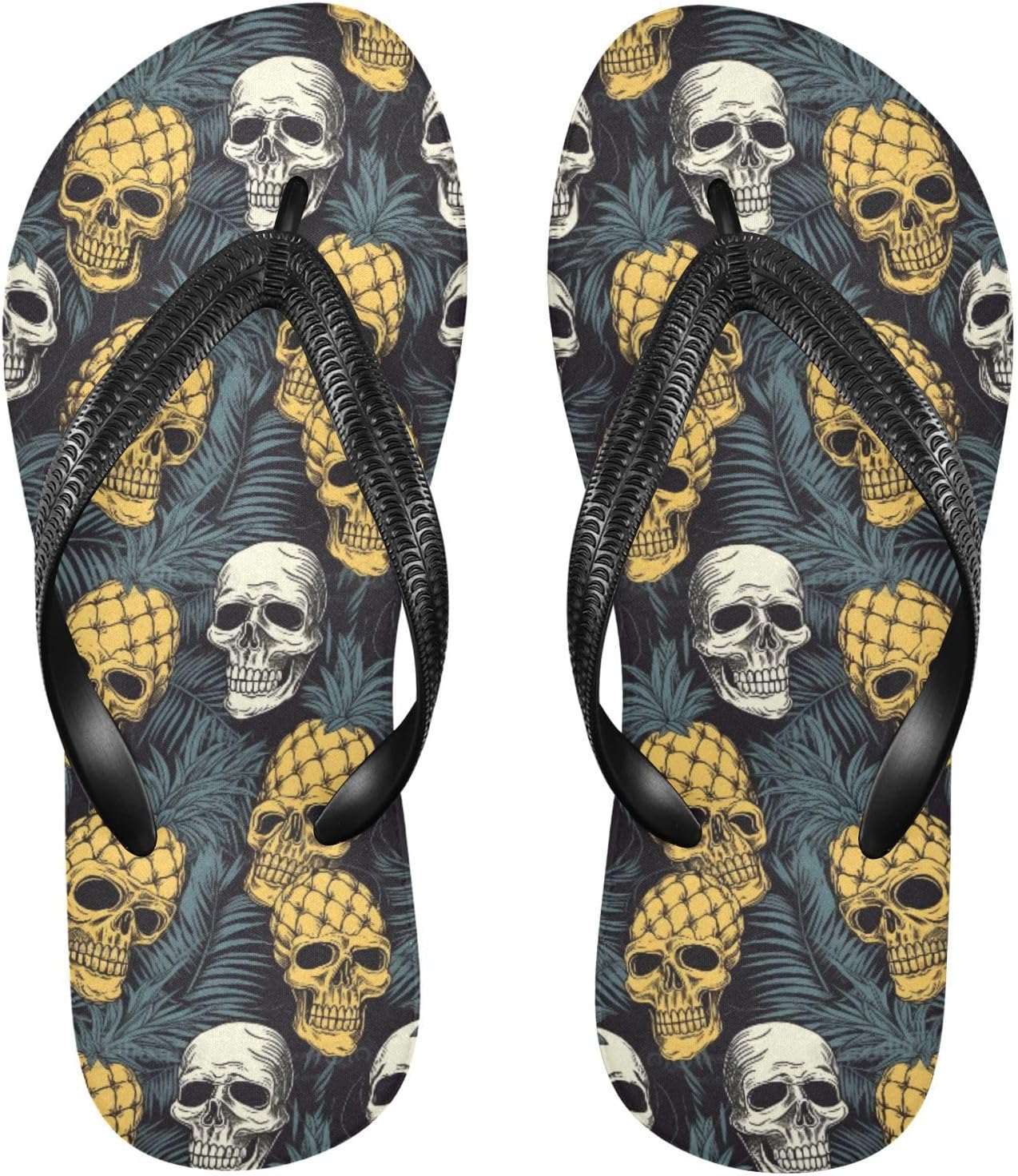 

Сланцы MNSRUU для женщин и мужчин с изображением астронавтов и планет, женские шлепанцы, мужские сандалии, душевые тапочки, летние нескользящие сланцы для плавания, пляжа и ванной, Skull I 4189