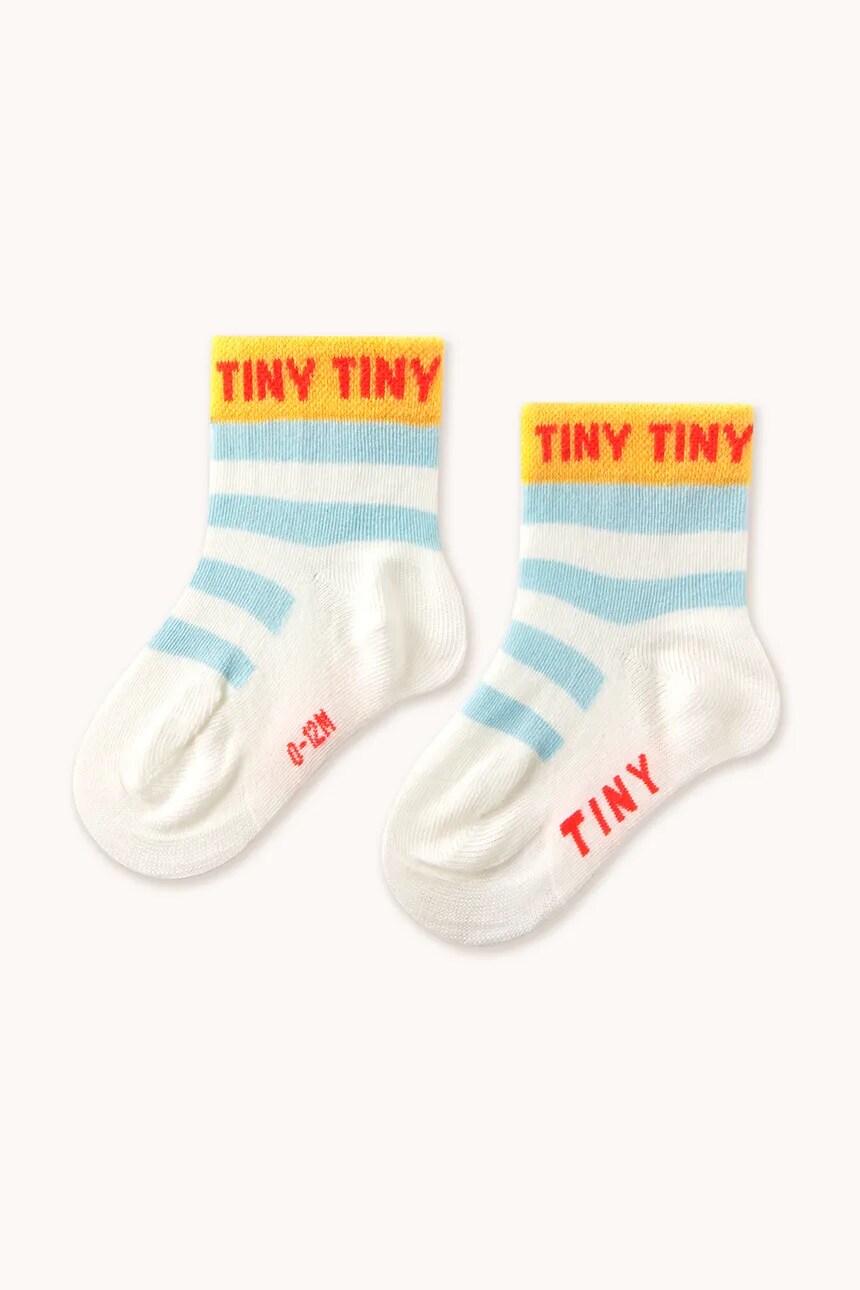 

Детские носки STRIPES SHORT HEIGHT SOCKS Tinycottons, синий