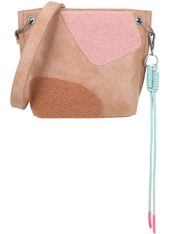 

Fritzi aus Preußen Сумка через плечо Fritzi03 Limited Edition Happy Flocked Jive Soft Berry бежевого цвета