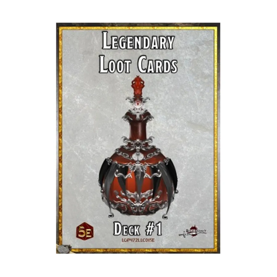 

Бокс-сет Legendary Loot Cards Deck #1, Dungeons & Dragons (5th Edition) - Rulebooks, Sourcebooks & Supplements (Legendary Games)