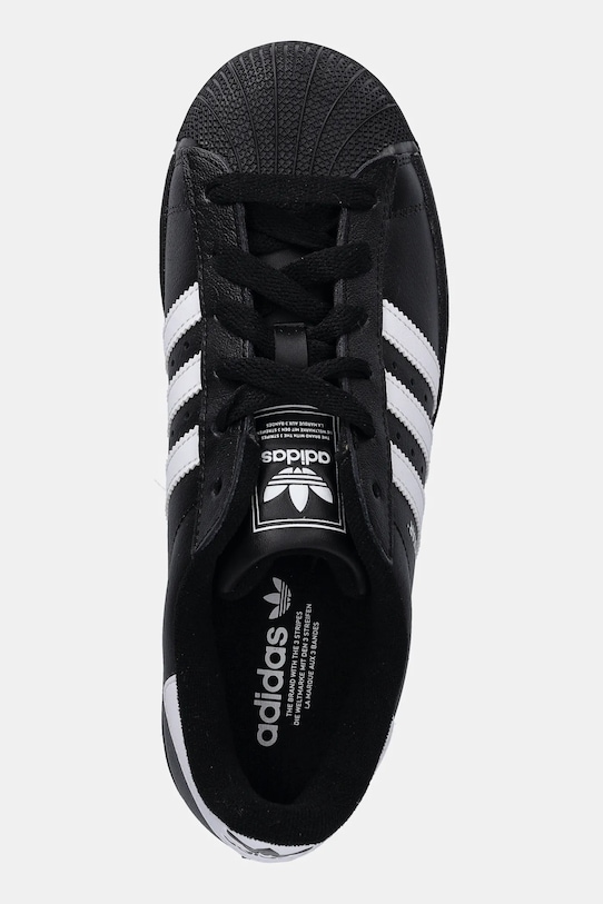 Детские кроссовки Superstar II Adidas Originals, черный — фото 4