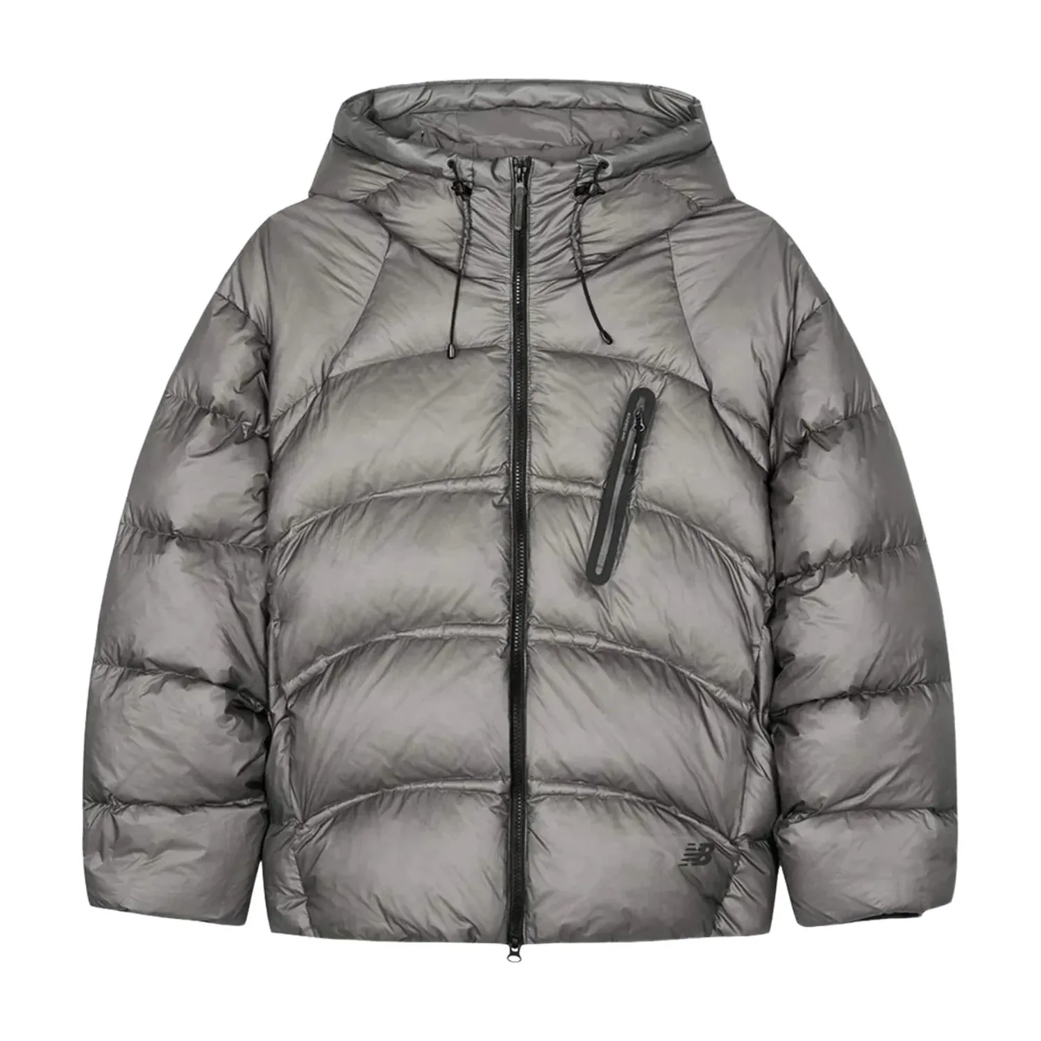 Кроссовки New Balance Flying 77 Superlight Hooded Heavy Goose Down, азиатский размер, цвет «серый» — фото 2