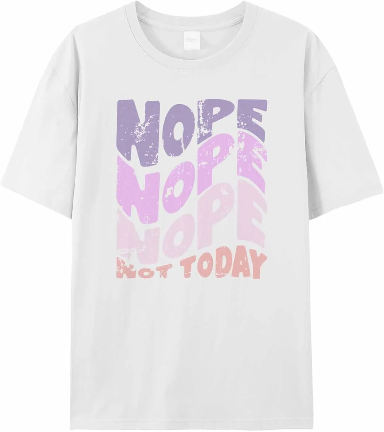 

Мужская футболка Nope Not Today с коротким рукавом jdudh