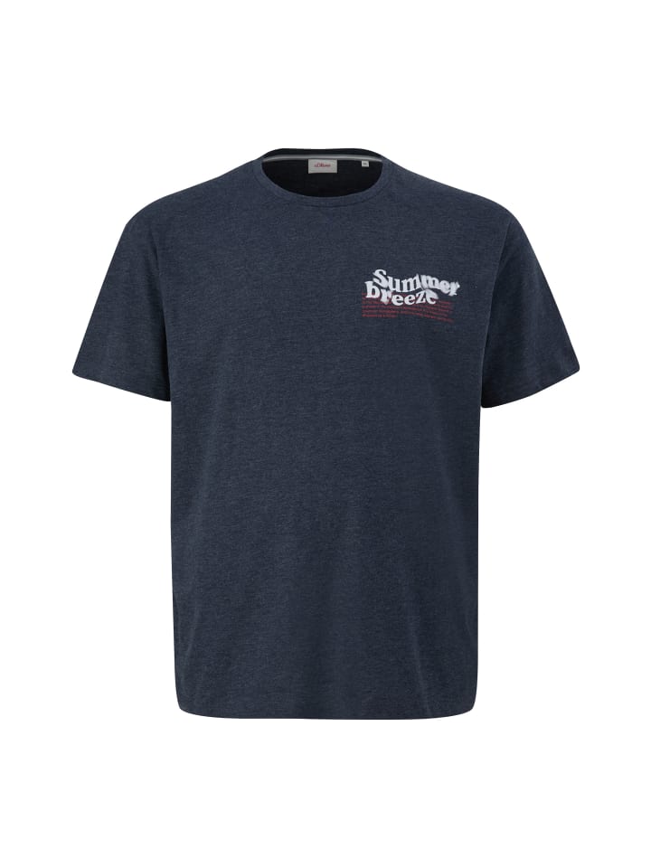 

s.Oliver Футболка цвета 59D2_navy, Синий, s.Oliver Футболка цвета 59D2_navy