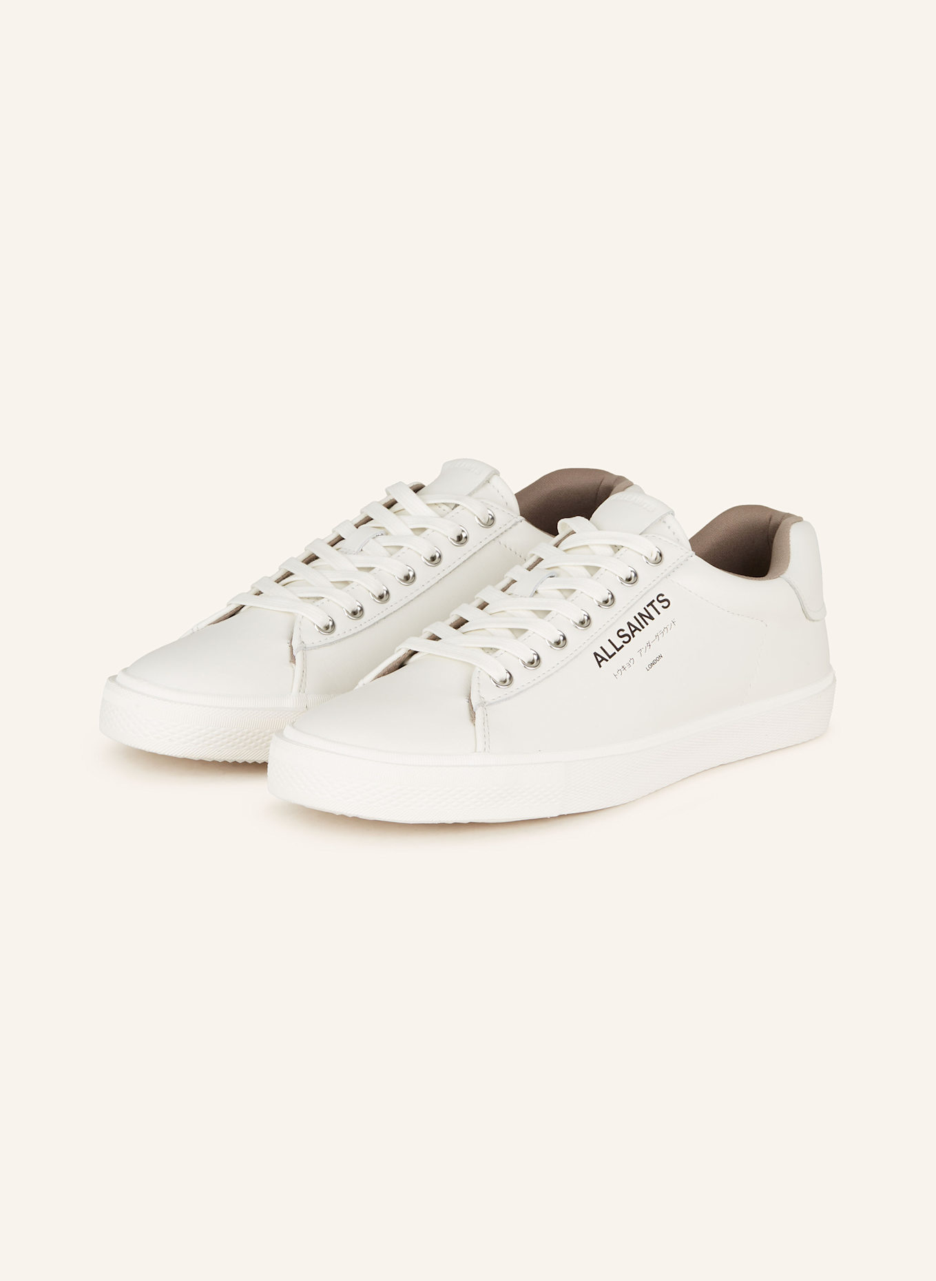 

Кроссовки и земля Allsaints, экрю