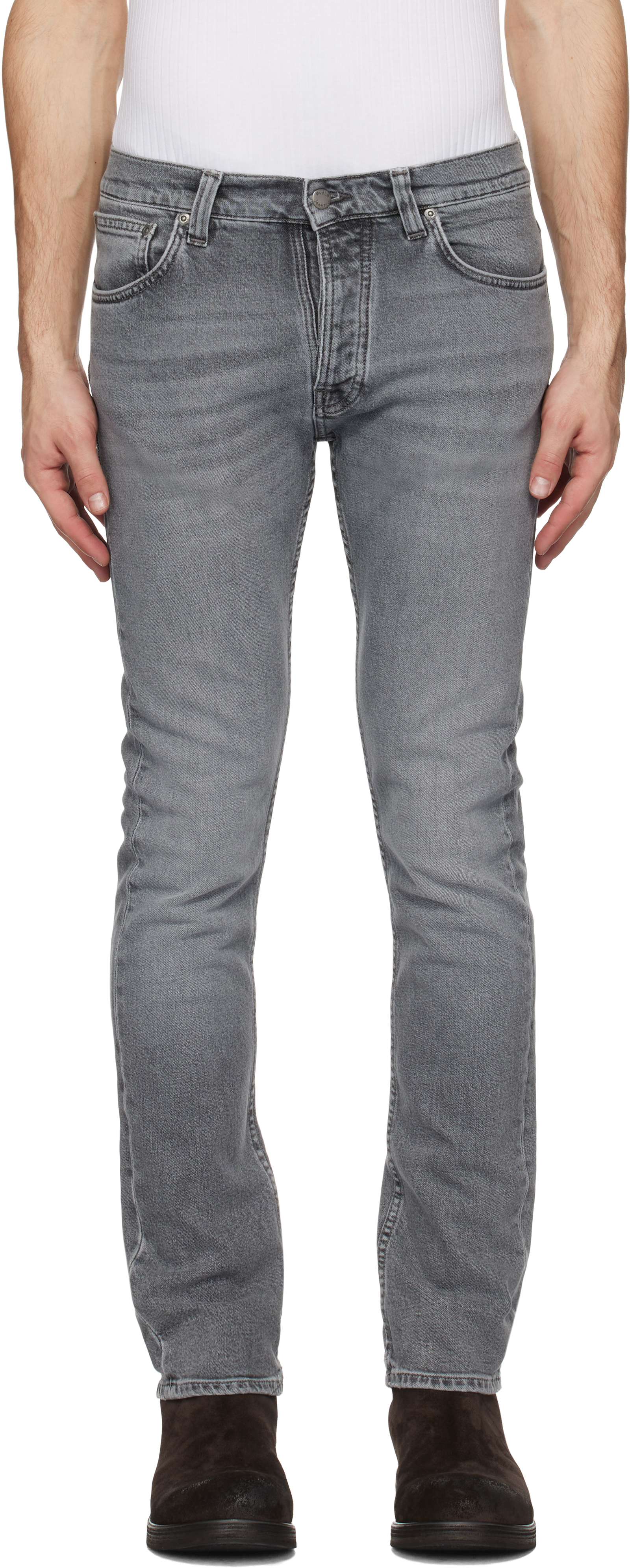 

Джинсы Grim Tim Grey Nudie Jeans