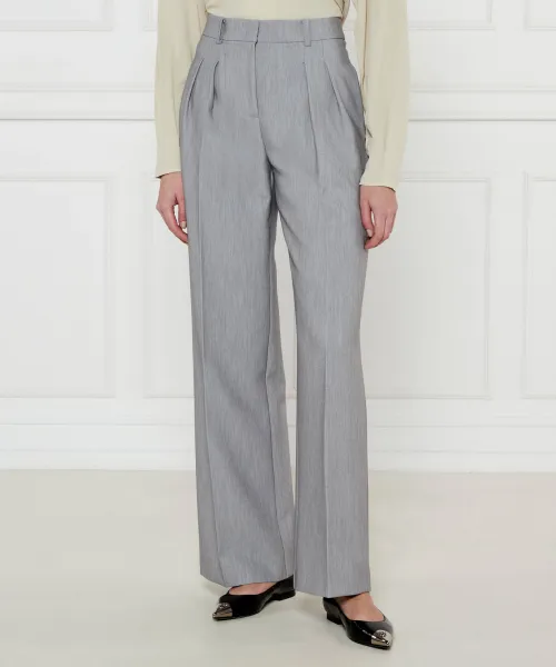 

Брюки Flare fit Patrizia Pepe, серый