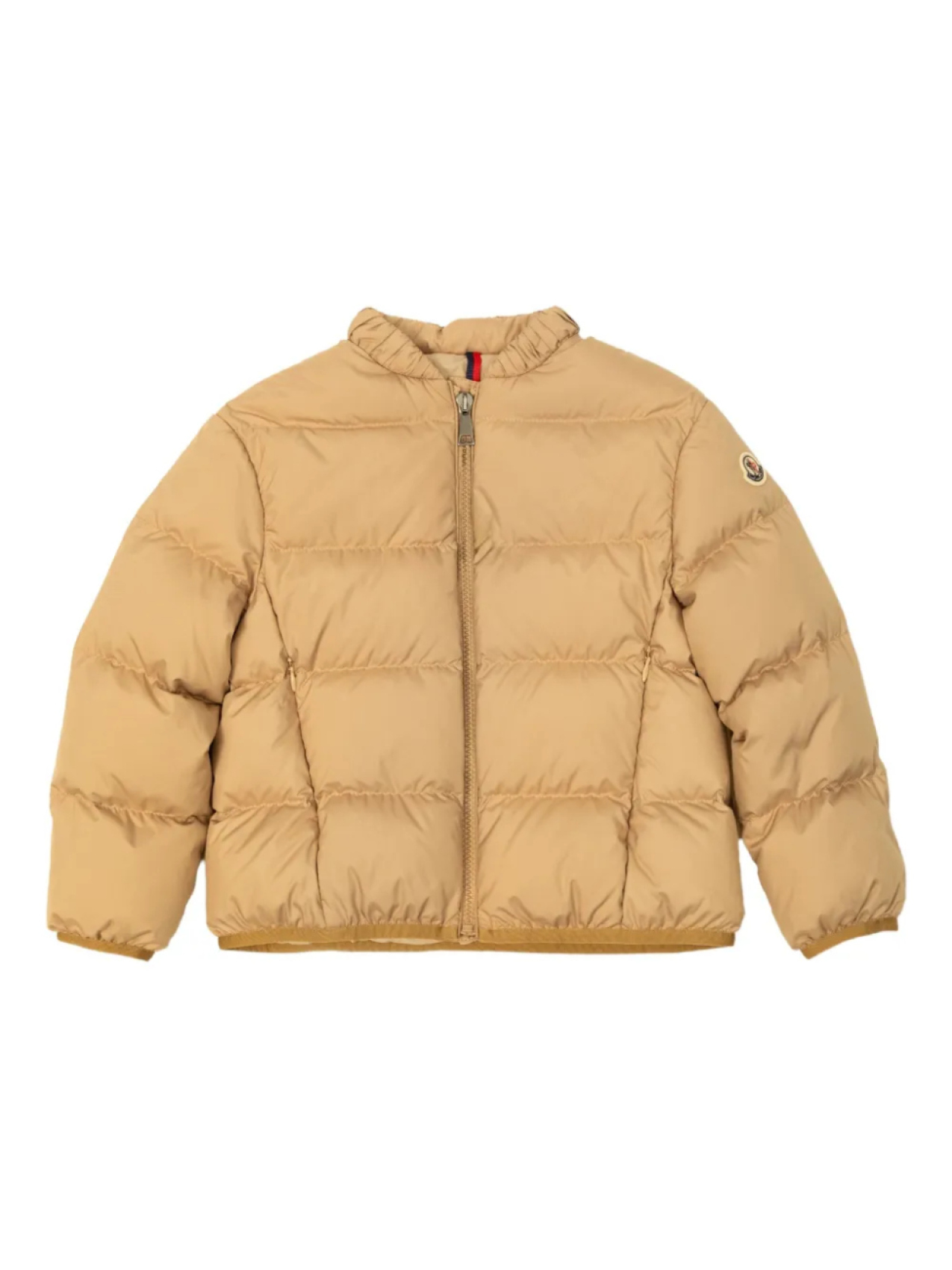 

Стеганая куртка Moncler Enfant Ora с нашивкой-логотипом, нейтральный