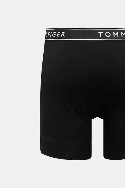 Боксеры из хлопка с эластаном 2 шт Tommy Hilfiger, черный — фото 3
