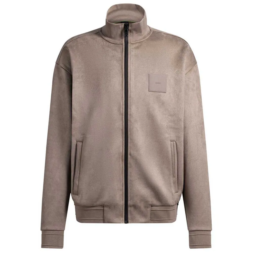 

Толстовка BOSS Sutton Suede, коричневый