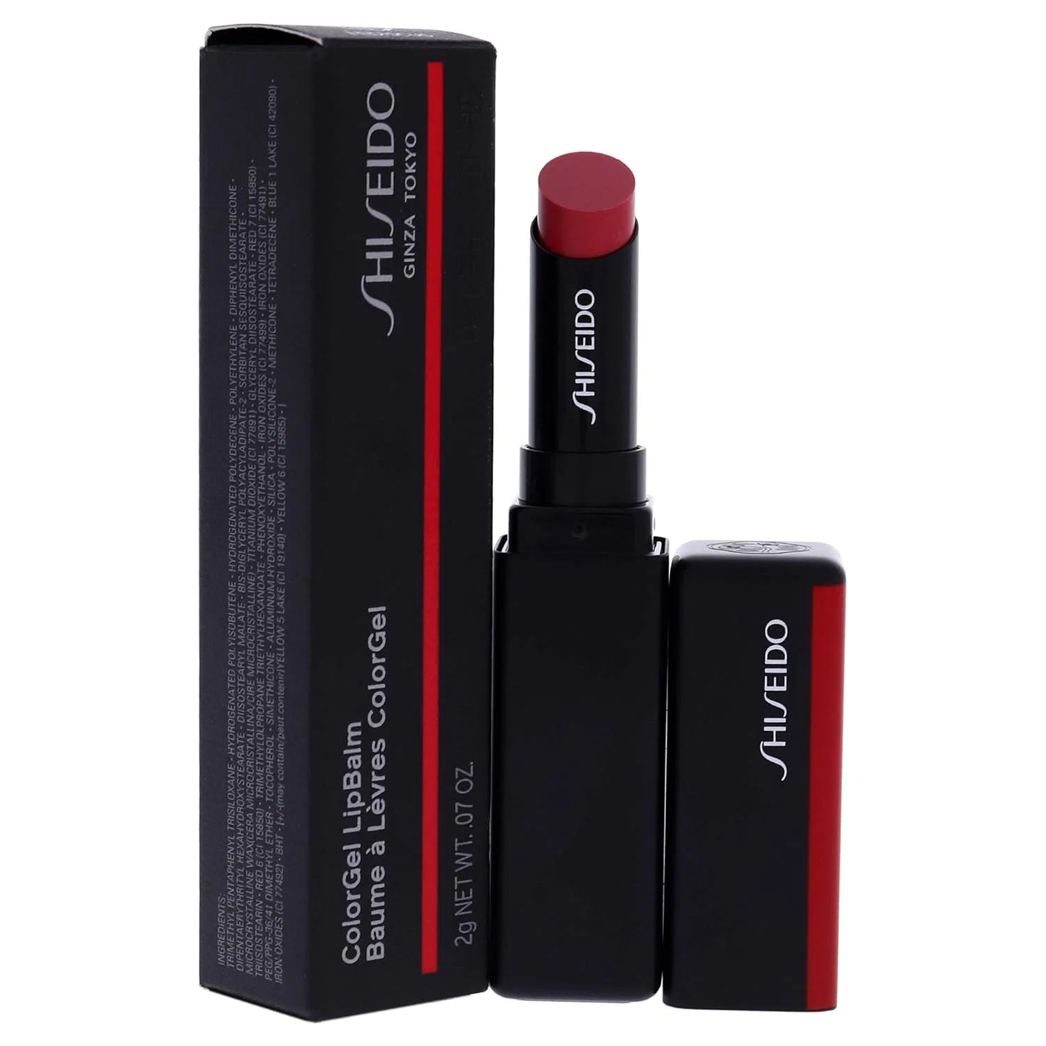 Бальзам для губ Shiseido ColorGel Lip Balm 104 Hibiscus, 2 г Shiseido Ginza Tokyo — фото 3