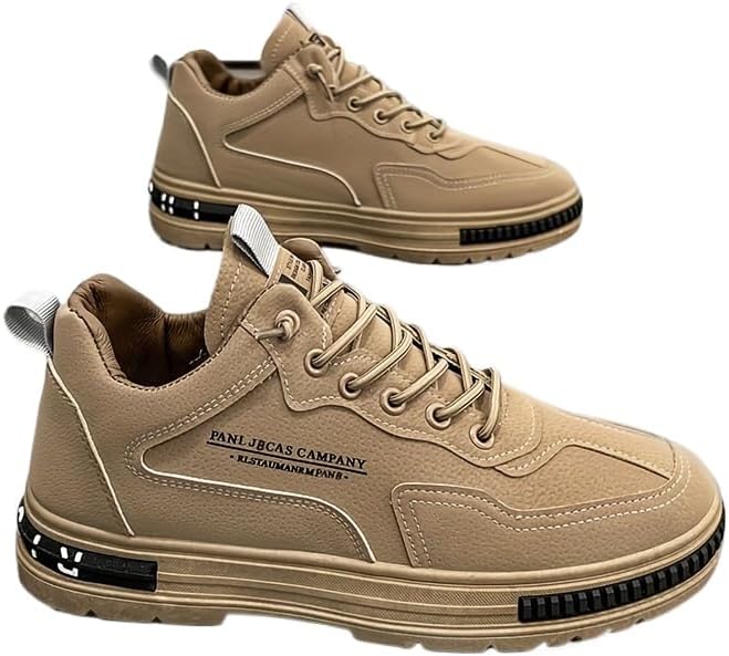 

Мужские повседневные спортивные кроссовки Hhhchpm с шнуровкой, противоскользящие и износостойкие, дышащие, низкие, хаки