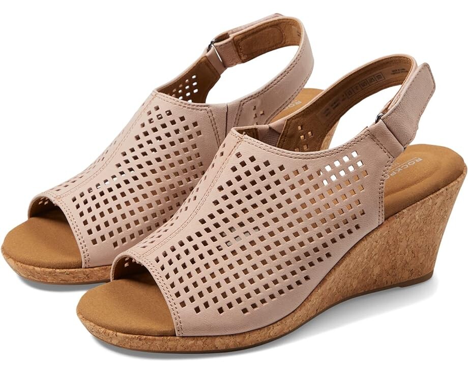 

Туфли Rockport Briah Perf Sling, цвет Farro Nubuck