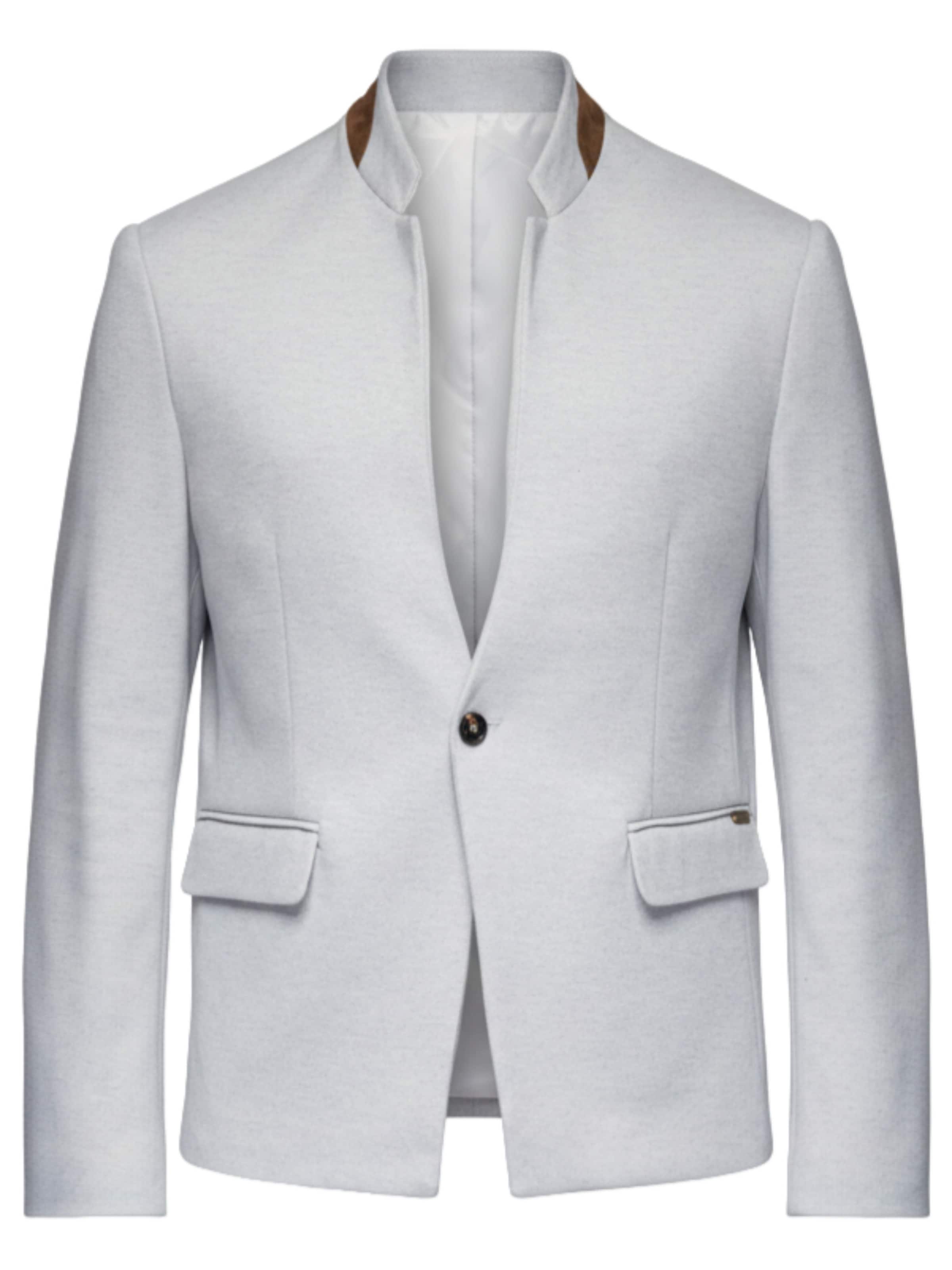 

Ombre Блейзер для делового стиля Regular fit в светло-сером цвете