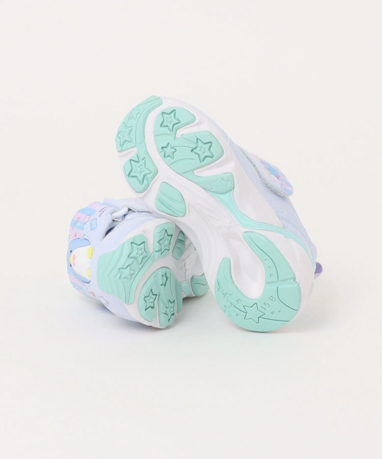 Детские кроссовки с LED подсветкой ABC-MART MOONSTAR Sanrio Тамашидо Сам синие — фото 3