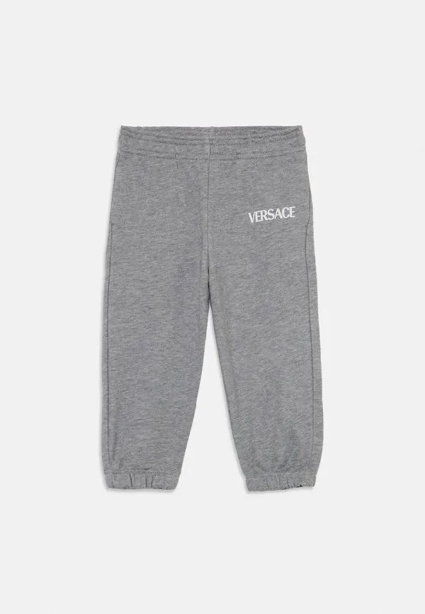 Спортивные брюки унисекс с логотипом для детей Versace, Grey/White