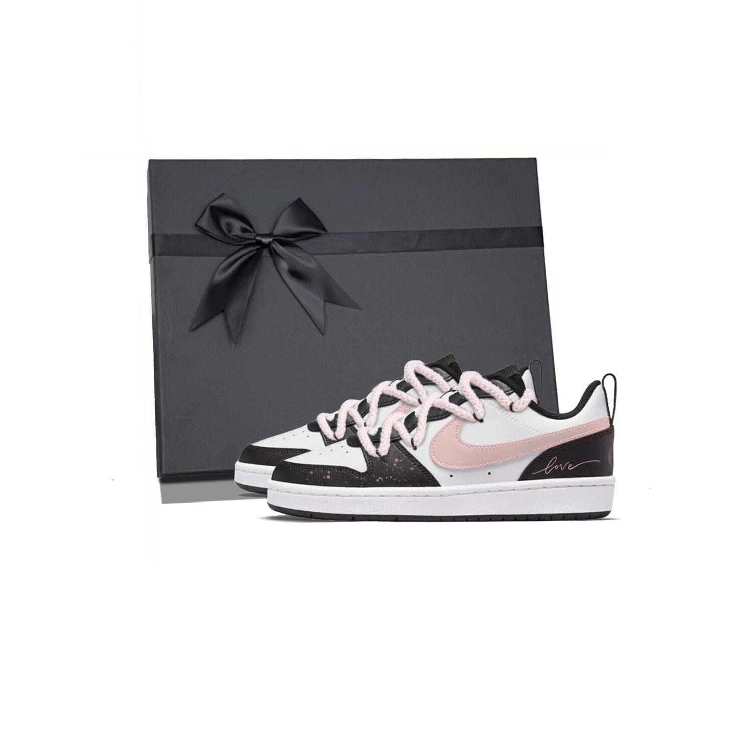 

Женские кроссовки для скейтбординга Nike Court Borough Low, Black