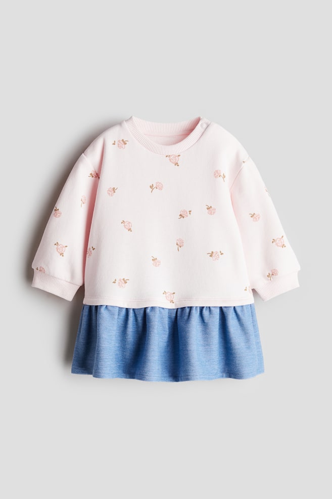 

Платье-Толстовка с джинсовой юбкой H&M, мультиколор
