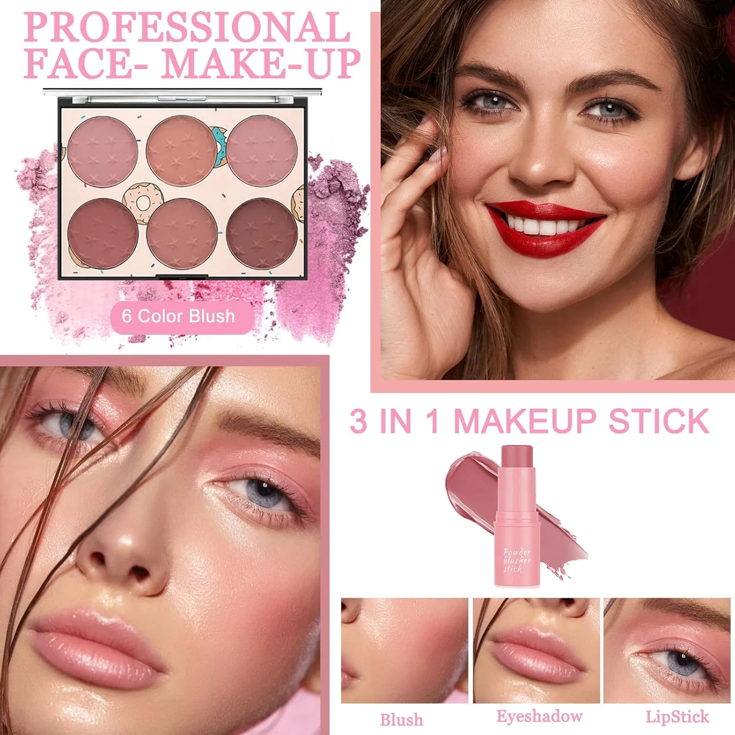 Набор для макияжа из 43 предметов от Ruicen Ruicen, A (Matte Eyeshadow) — фото 4