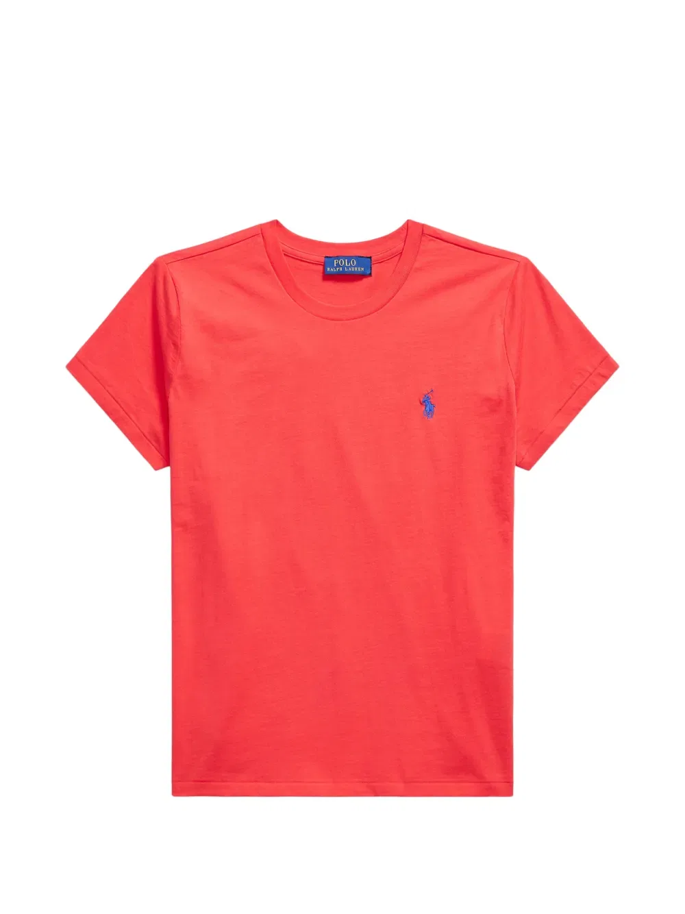 Футболка с вышитым круглым вырезом Polo Ralph Lauren, красный