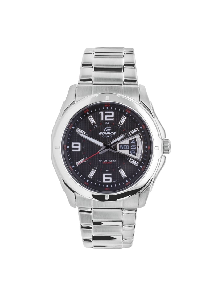 

Часы Casio Edifice, серебристые, кварцевые, стальные