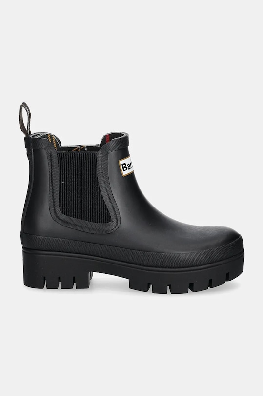 Женские резиновые ботинки Barbour Halton челси, черный — фото 2
